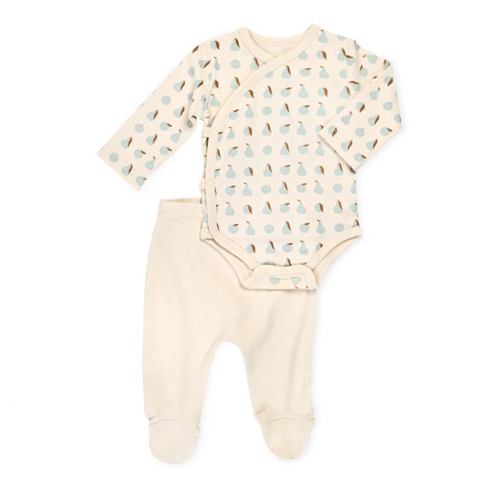 סט בגד גוף ורגלית - אגסים