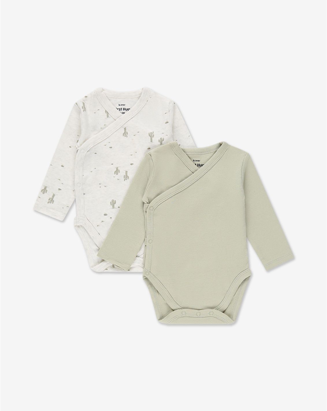 סט בגד גוף מעטפת ומכנסי רגלית - ירוק מיננה ראשי.jpg